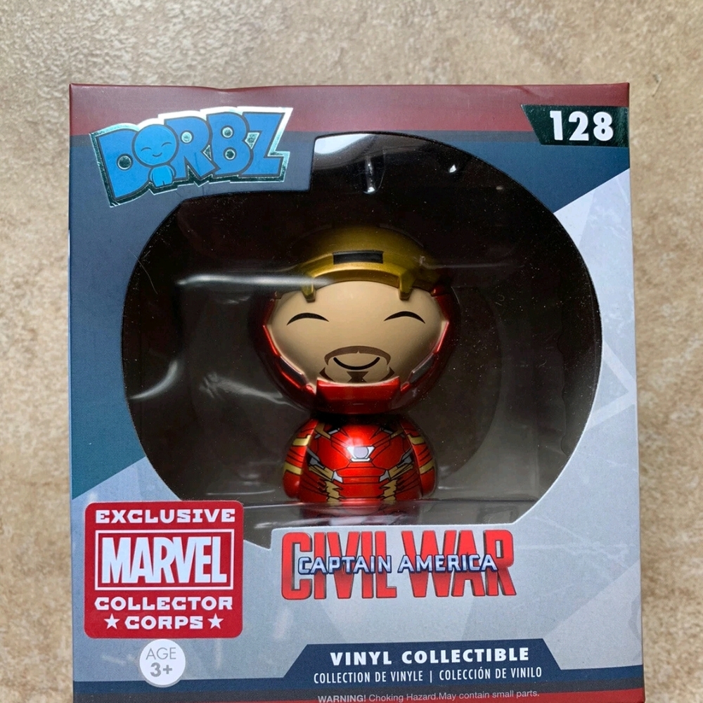 Marvel Dorbz Iron Man Vinyl Figure - Red and Gold